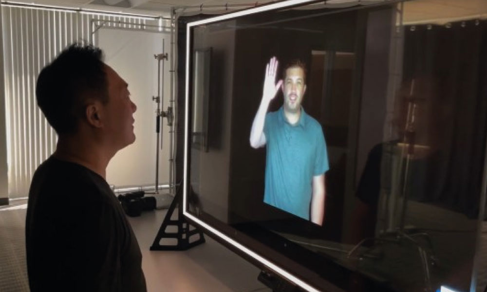 pantalla LG OLED transparente